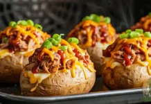 baked potato with pulled pork