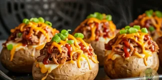 baked potato with pulled pork