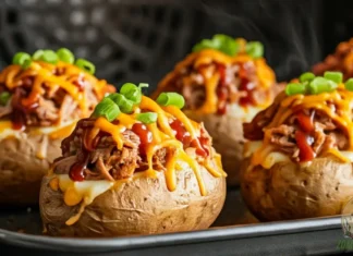 baked potato with pulled pork