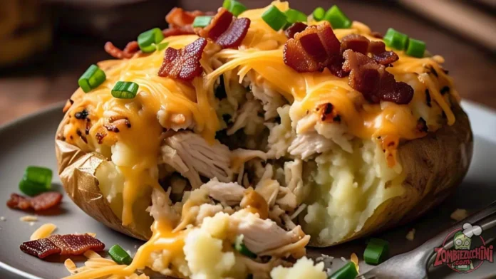 chicken stuffed baked potato