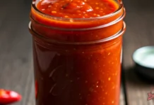 homemade sriracha sauce