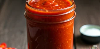 homemade sriracha sauce