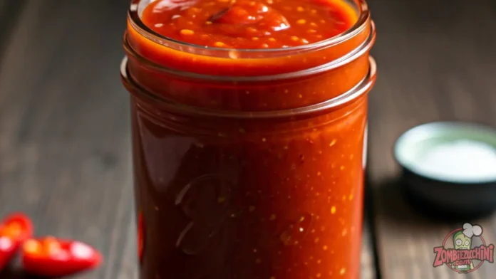 homemade sriracha sauce